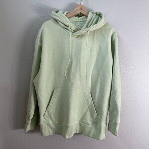 Y-3 Mens Medium Green Hoodie Pullover Sweatshirt Long Sleeve